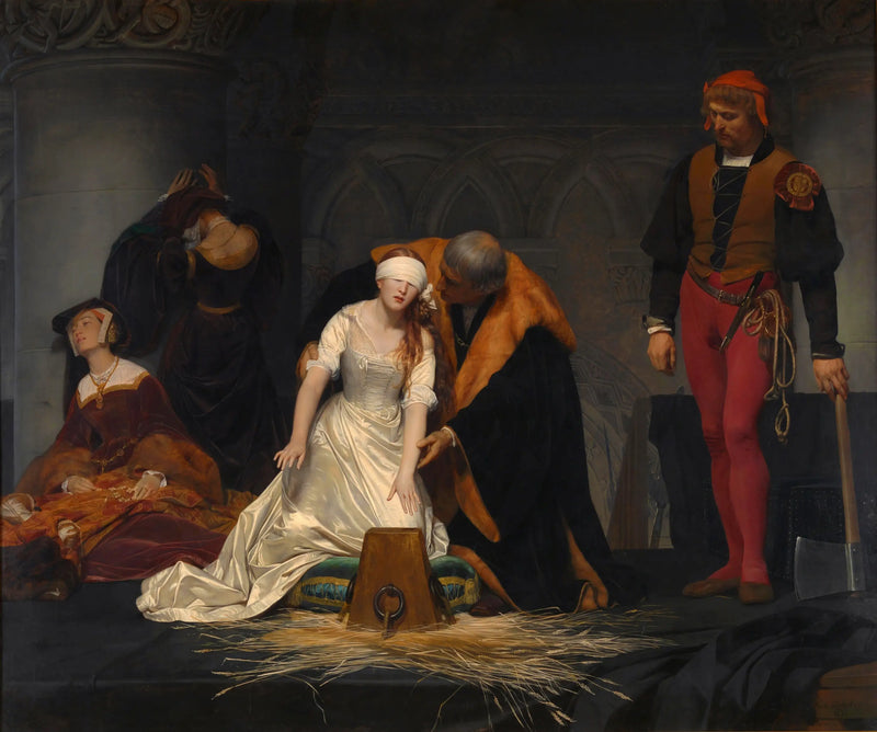 ジェーン・グレイの拷問 - ポール・デラロッシュ

Source:
Le Supplice de Jane Grey - Paul Delaroche
