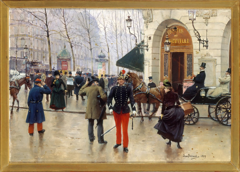 ヴォードヴィル劇場 - ジャン・ボロー

Source:
Le théâtre du Vaudeville - Jean Béraud