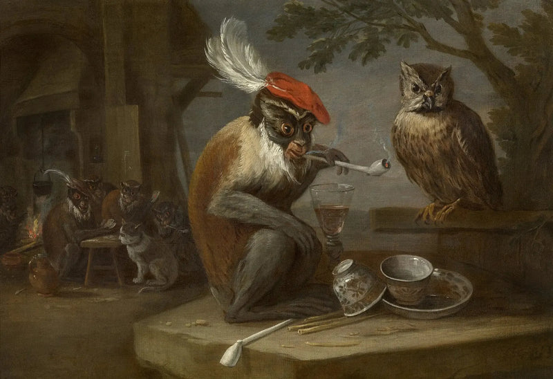 サルの巡回 - デイヴィッド・テニエール・ル・ジュヌ

Source:
Le tour du singe - David Teniers le Jeune