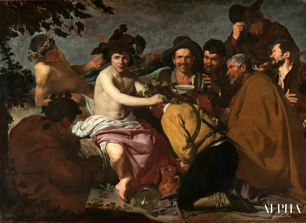 Le triomphe de Bacchus - Diego Velázquez - Reproductions de tableaux et peintures haut de gamme