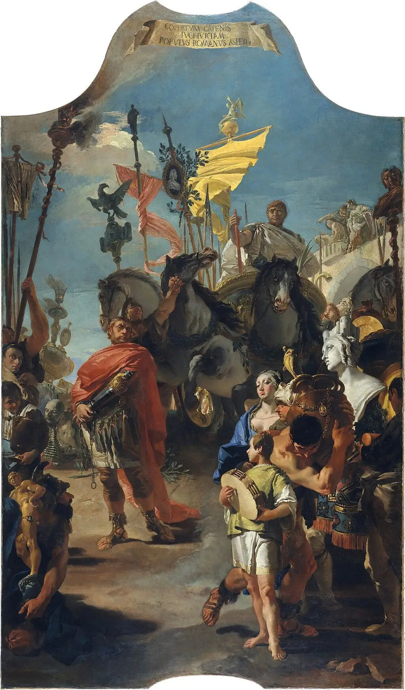 マリウスの勝利 - ジョバンニ・バッティスタ・ティエポロ

Source:
Le Triomphe de Marius - Giovanni Battista Tiepolo