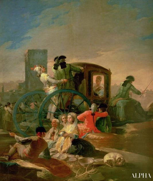 Le vendeur de poterie - Francisco de Goya - Reproductions de tableaux et peintures haut de gamme