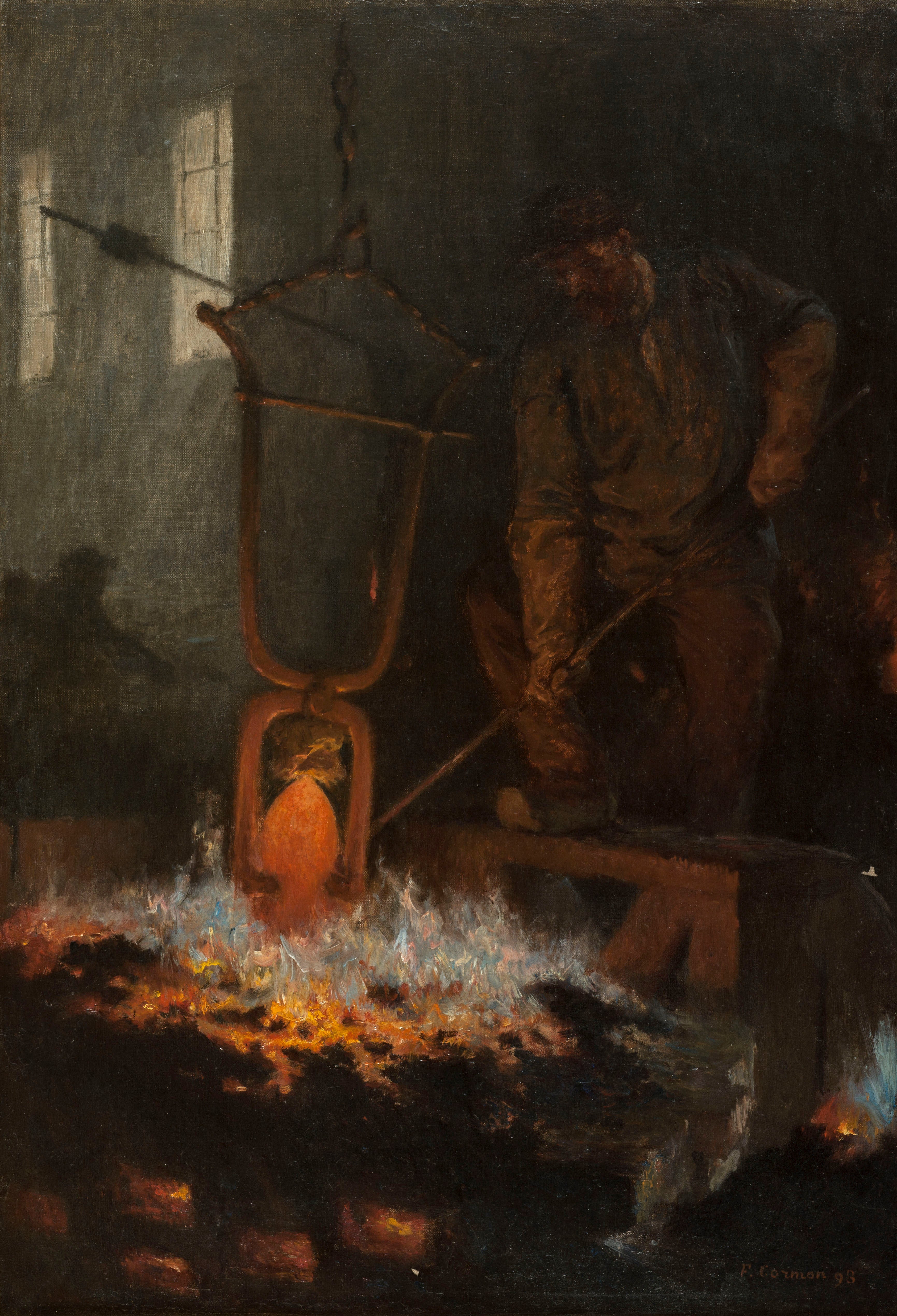 Le Verrier - Fernand Cormon image 1 copie peinte à la main à l’huile