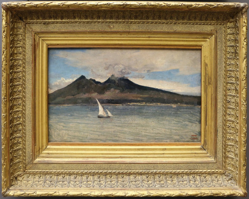 ベスビオ火山 - ジャン＝バティスト・カミーユ・コロー