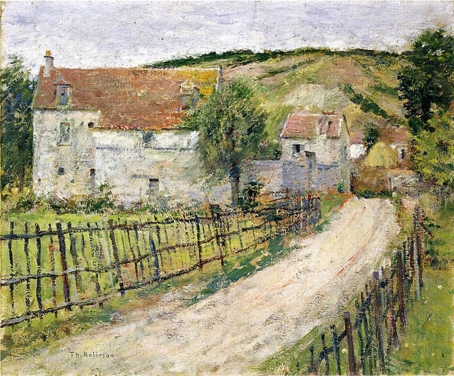 Le Vieux Moulin - Theodore Robinson - Alpha Reproduction