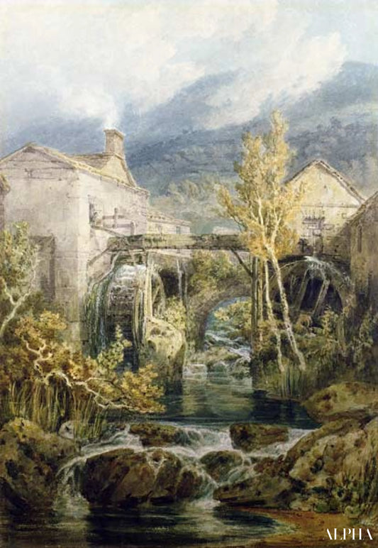 Le vieux moulin - William Turner - Reproductions de tableaux et peintures haut de gamme