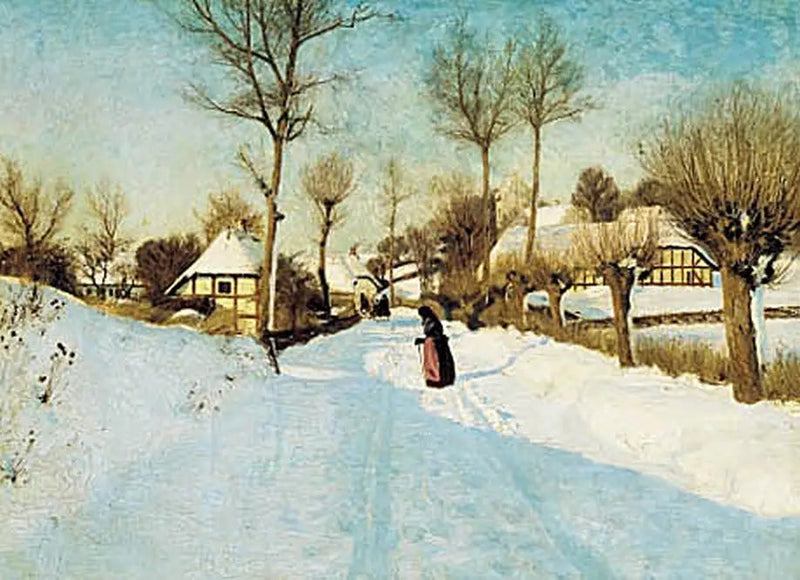 冬の村 - H. A. Brendekilde

Source:
Le village en hiver. - H. A. Brendekilde
