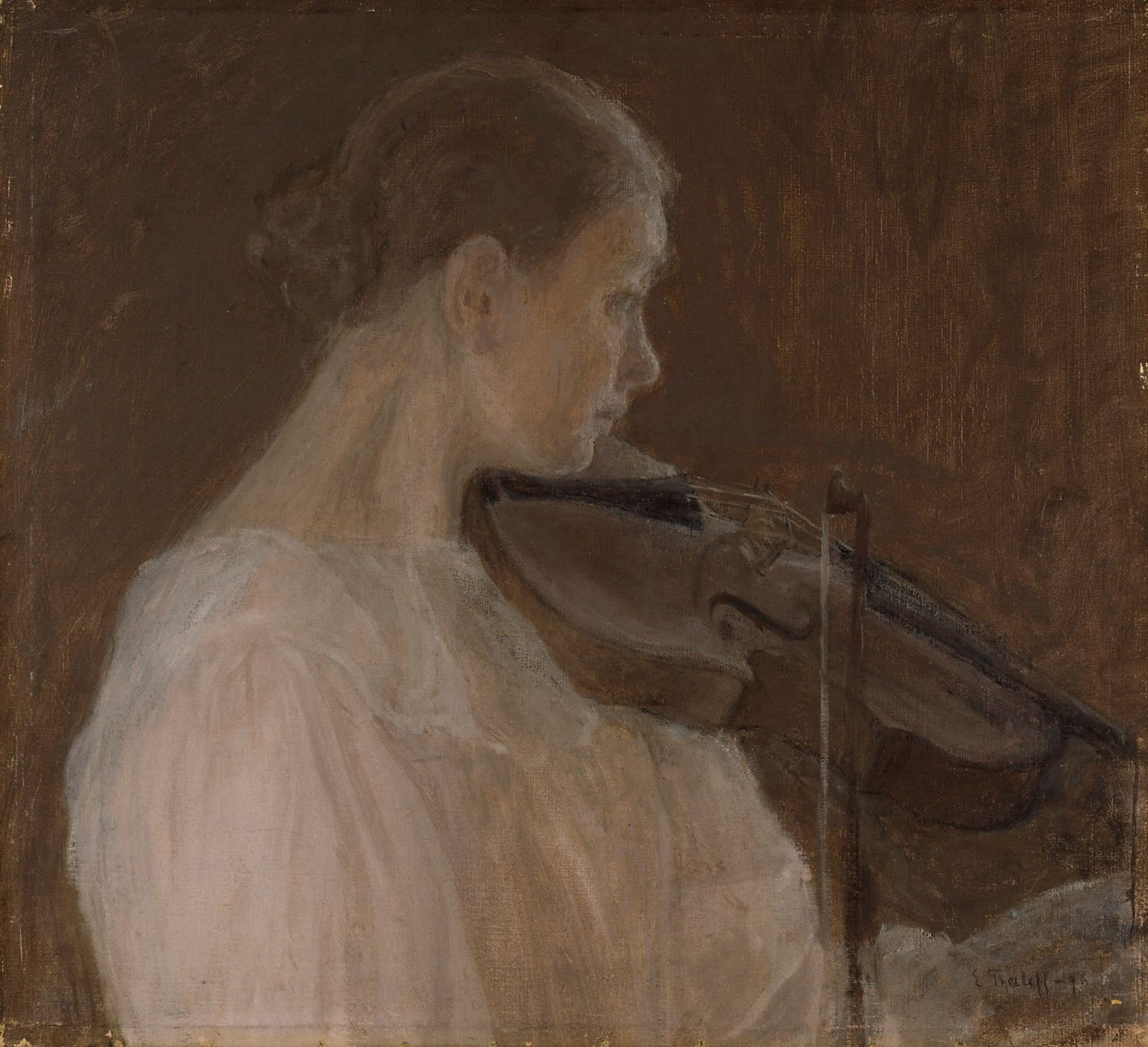 Le Violoniste, Ellen Thesleff, 1896