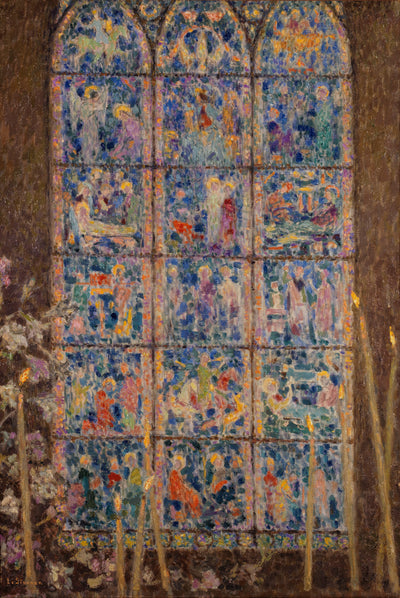 Le vitrail Chartres - Henri Le Sidaner - Alpha Reproduction