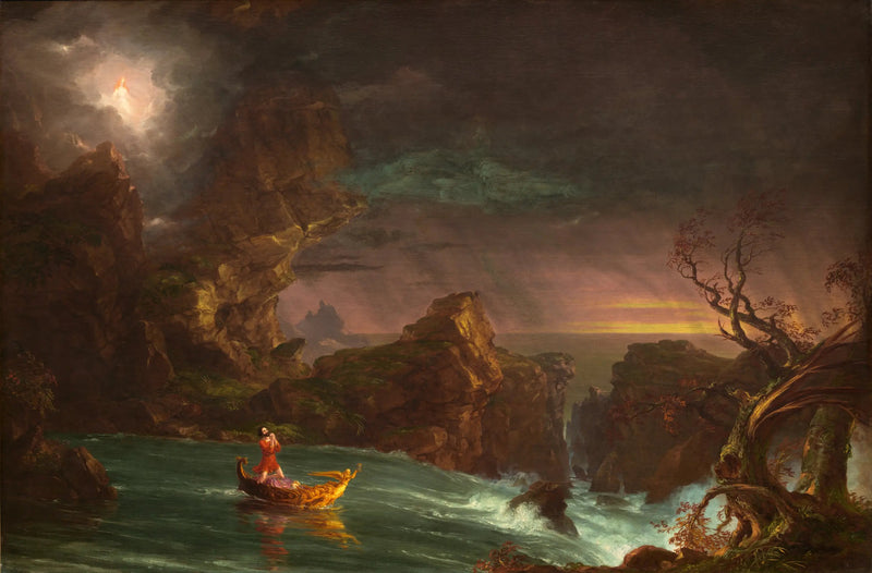 人生の旅：成人期 - トーマス・コール

Source:
Le Voyage de la vie : âge adulte - Thomas Cole