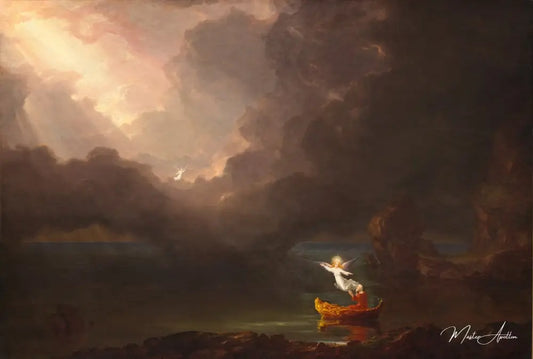 Le voyage de la vie : La vieillesse - Thomas Cole - Reproductions de tableaux et peintures haut de gamme