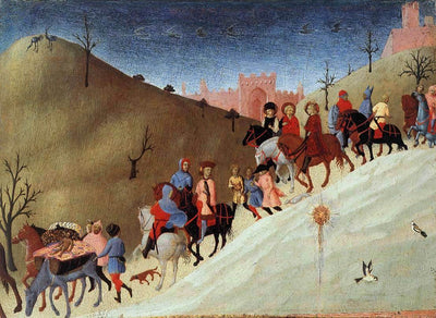Le Voyage des rois mages - Stefano di Giovanni (Sassetta) - Alpha Reproduction