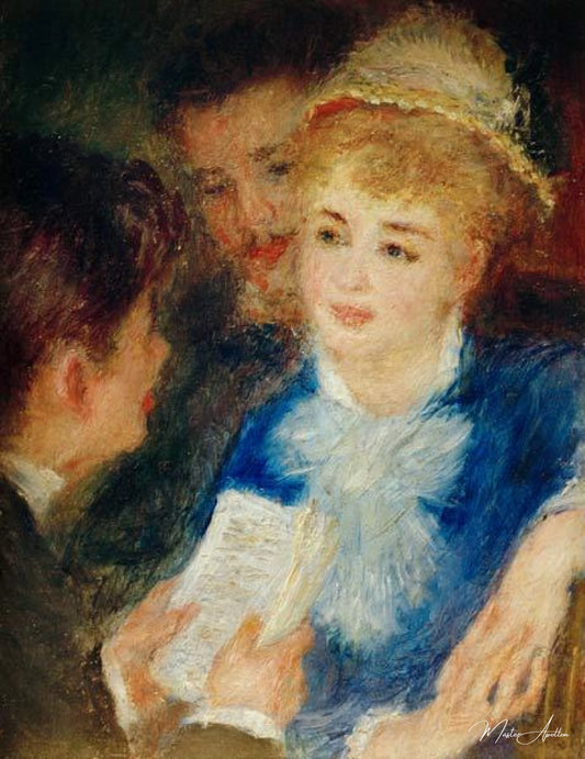 Lecture du rôle  - Pierre-Auguste Renoir - Reproductions de tableaux et peintures haut de gamme