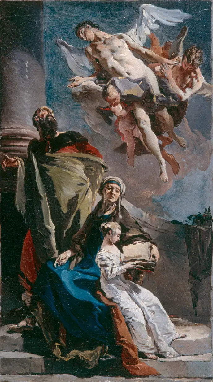 聖母の教育 - ジョヴァンニ・バッティスタ・ティエポロ

Source:
L'éducation de la Vierge - Giovanni Battista Tiepolo
