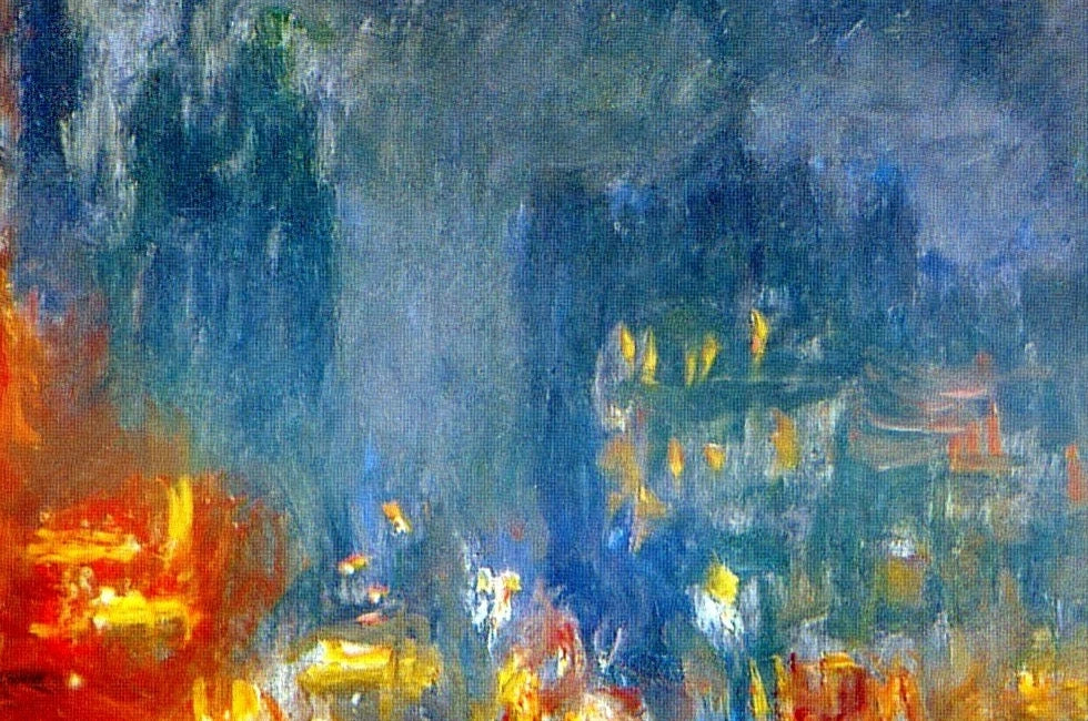 Détail des enseignes rouges, jaunes et blanches de Leicester Square W1616