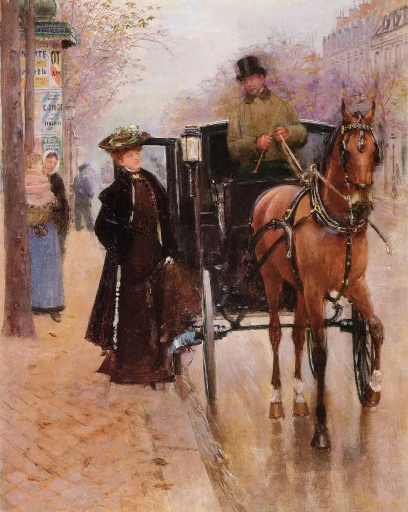 エレガントな馬車に乗る女性 - ジャン・ボロー

Source:
L'Élégante au fiacre - Jean Béraud