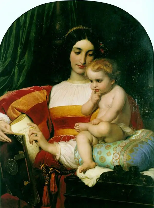 L’Enfance du Pic de la Mirandole - Paul Delaroche - Alpha Reproduction