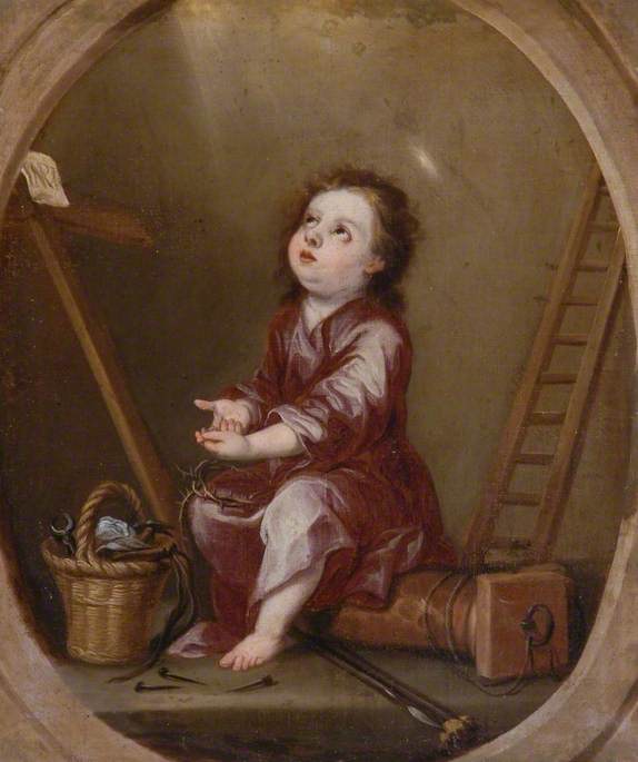 イエス幼子と茨の冠 - アロンソ・カノ