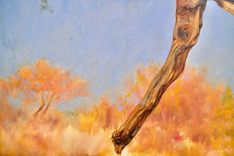 木の中のヒョウ | 150×100センチ