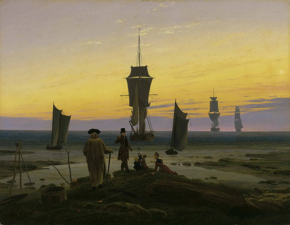 Les Âges de la vie - Caspar David Friedrich image 1 reproduction artisanale de tableau