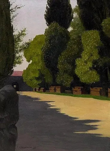 レ・アリスカンプ、朝の太陽 - フェリックス・ヴァロトン

Source:
Les Alyscamps, soleil matin - Félix Vallotton