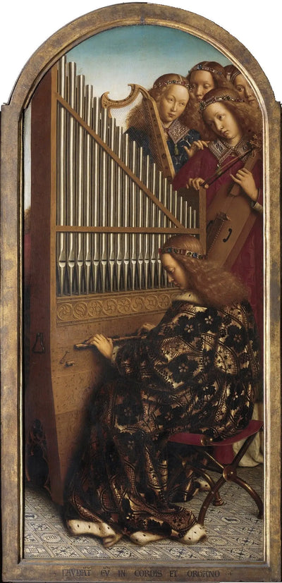 Les anges musiciens - Jan van Eyck - Alpha Reproduction