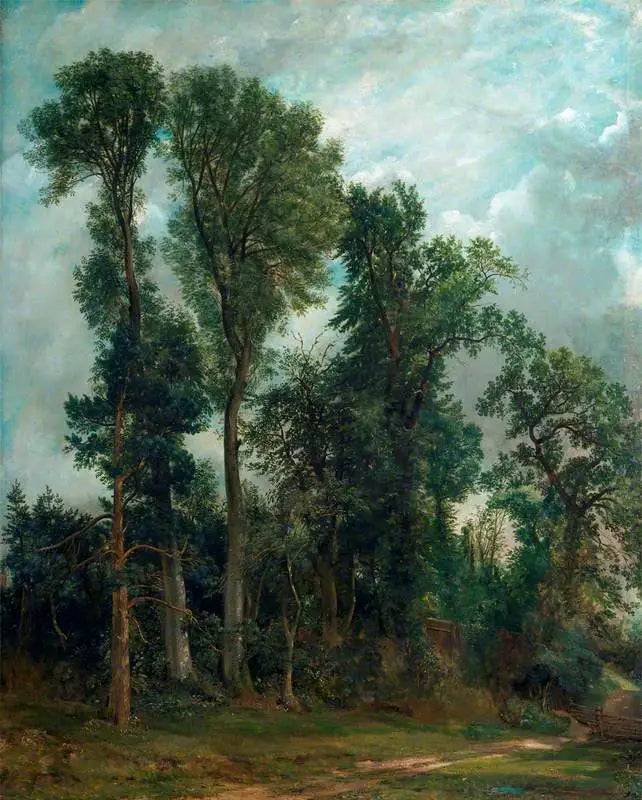 ハムステッドの木々：教会への道 - ジョン・コンスタブル

Source:
Les arbres de Hampstead : le chemin vers l'église - John Constable