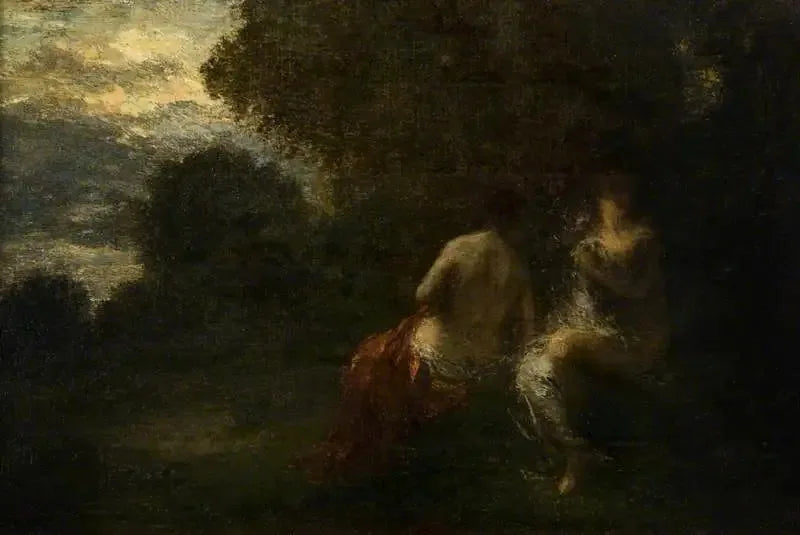 入浴する女性たち - アンリ・ファンタン＝ラトゥール

Source:
Les baigneuses - Henri Fantin-Latour