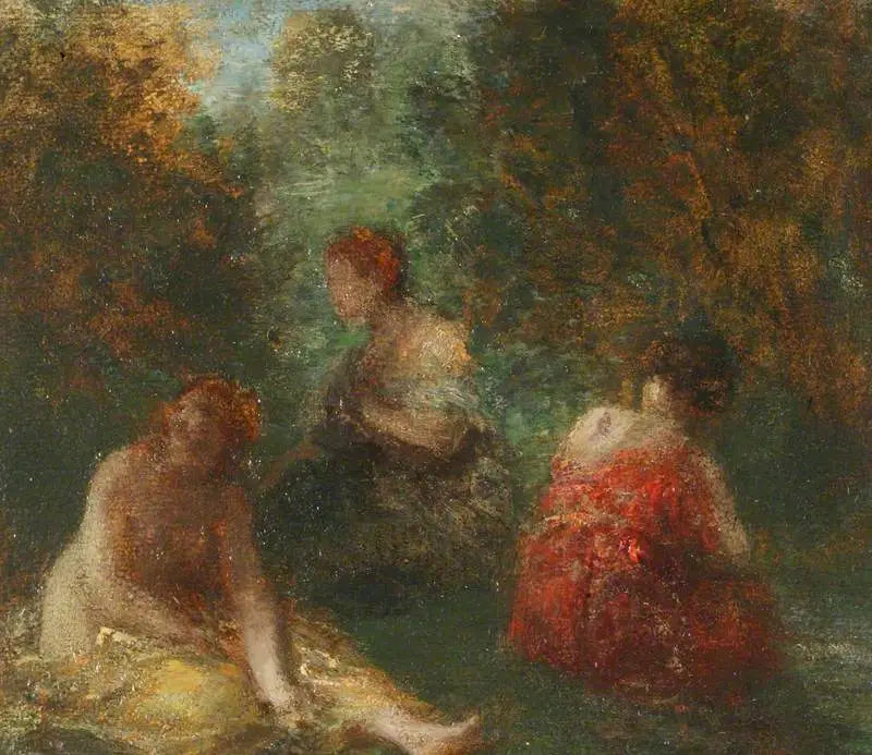 入浴する女性たち - アンリ・ファンタン＝ラトゥール

Source:
Les Baigneuses - Henri Fantin-Latour