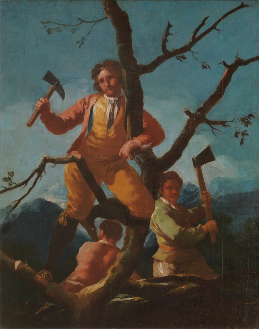 Les Bûcherons - Francisco de Goya image 1 tableau peint à l’huile sur toile