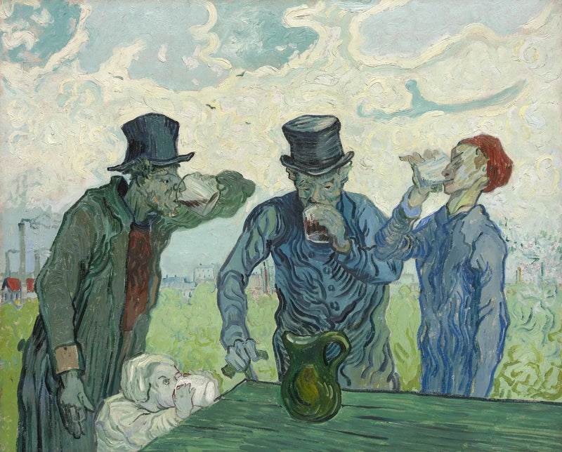 飲み手たち - Vincent van Gogh