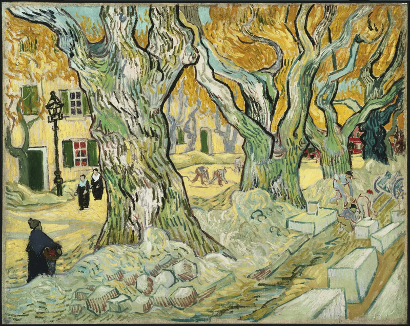 街路工 - Vincent van Gogh