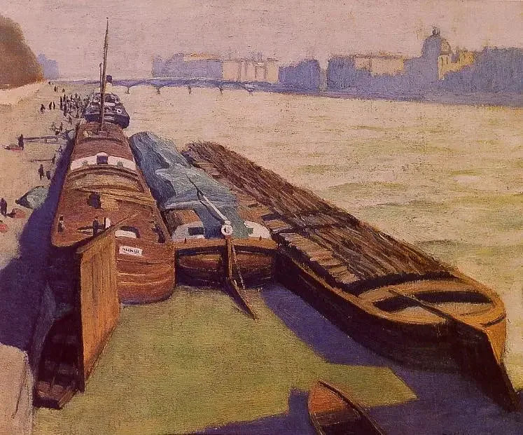 セーヌ川沿いの船乗りたち - フェリックス・ヴァロトン

Source:
Les chalands, bord de Seine - Félix Vallotton