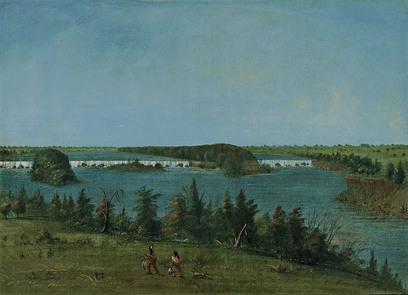 サンタンタインの滝 - ジョージ・キャトリン

Source:
Les chutes de Saint-Antoine - George Catlin