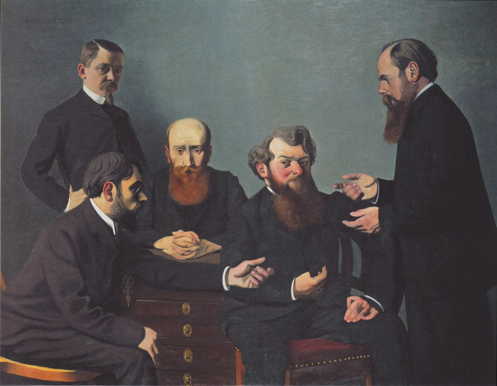 Les cinq peintres - Félix Vallotton image 1 copie de tableau peinte à la main