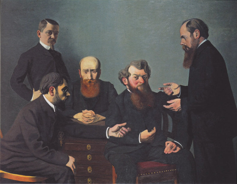 五人の画家 - フェリックス・ヴァロットン

Source:
Les cinq peintres - Félix Vallotton