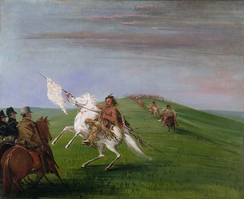 コンチャン族はドラゴンズに出会う - ジョージ・キャトリン

Source:
Les Comanches rencontrent les Dragons - George Catlin