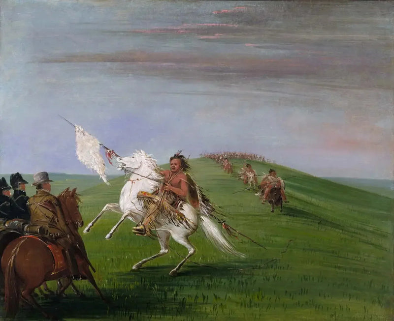 コンチャン族はドラゴンズに出会う - ジョージ・キャトリン

Source:
Les Comanches rencontrent les Dragons - George Catlin
