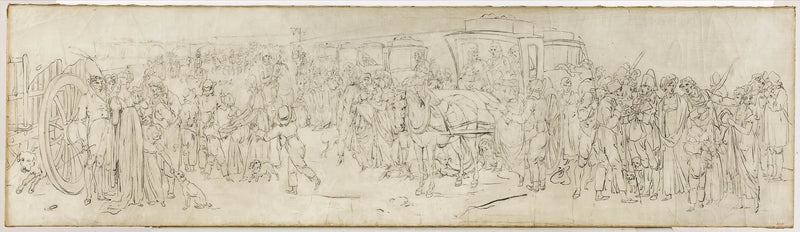 チュイルリー橋のカッコウたち - ルイ＝レオポルド・ボイリー

Source:
Les coucous sur le quai des Tuileries - Louis-Léopold Boilly