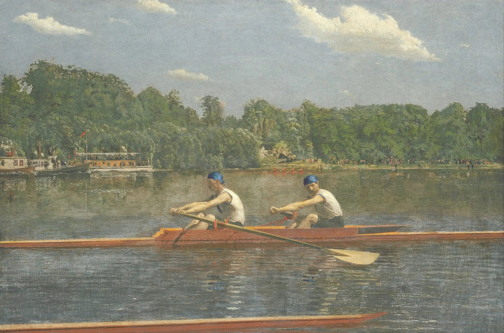 Les courses des frères Biglin - Thomas Eakins image 1 tableau peint à l’huile sur toile