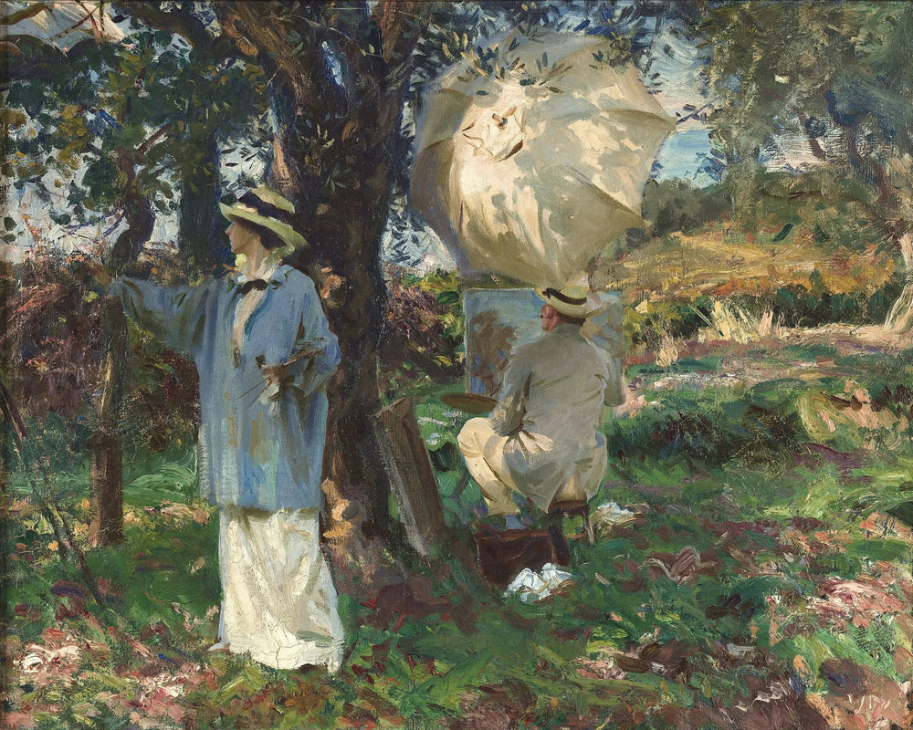 Les Croquis - John Singer Sargent image 1 tableau peint à l’huile sur toile