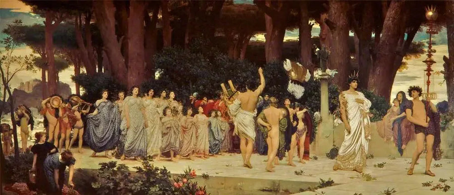 ダフネフィリア - フレデリック・レイトン

Source:
Les Daphnéphories - Frederic Leighton
