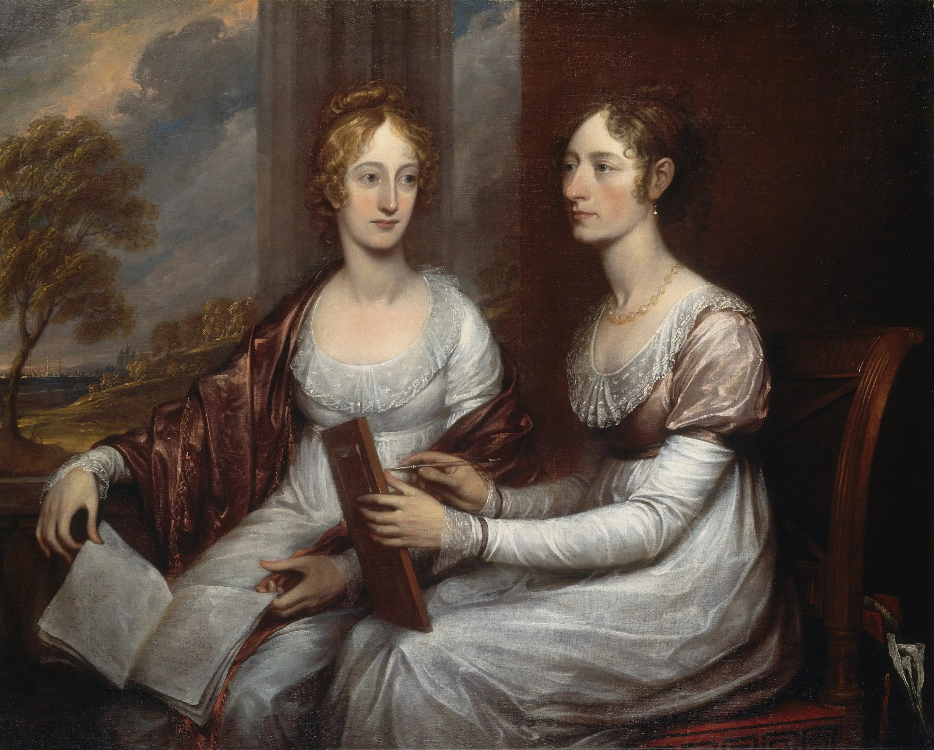 Les demoiselles Mary et Hannah Murray - John Trumbull - Alpha Reproduction