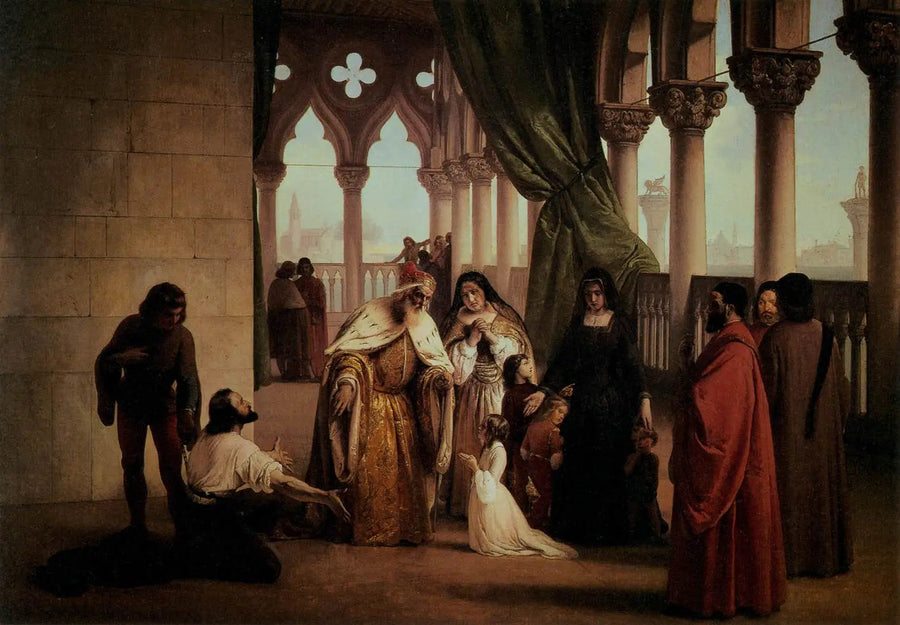 二つのフォスカリ - フランチェスコ・ハイエツ

Source:
Les deux Foscari - Francesco Hayez