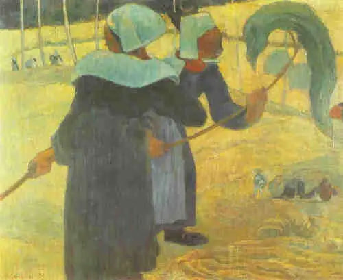 Les faneuses - Paul Gauguin image 1 tableau peint à l’huile sur toile