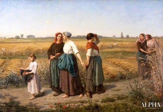 Les faucheurs - Jules Breton - Reproductions de tableaux et peintures haut de gamme