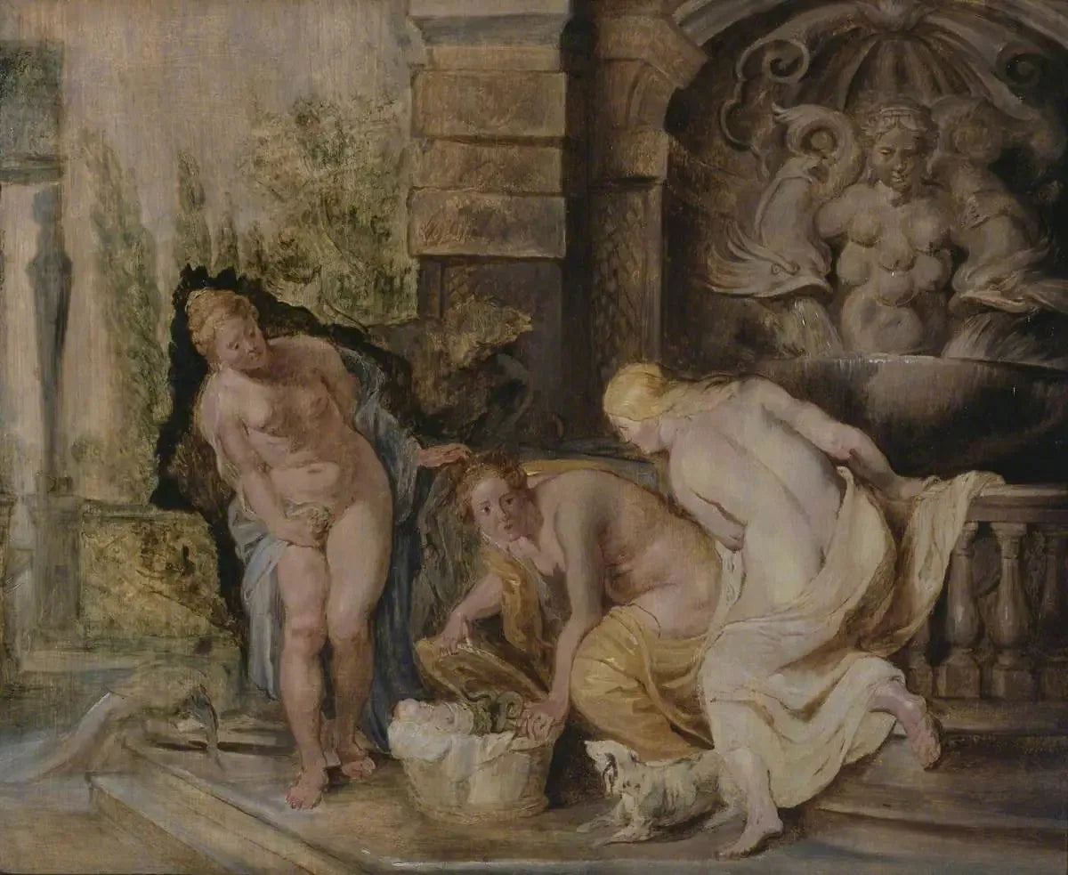 Les filles de Cécrops découvrant Érichthonios - Peter Paul Rubens image 1 tableau peint à l’huile sur toile