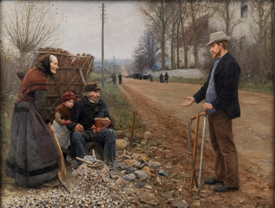 道路の端にいる人々 - H. A. Brendekilde

Source:
Les gens au bord d'une route - H. A. Brendekilde