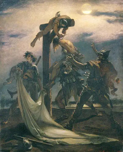 Les gens de Dózsa - Viktor Madarász image 1 copie peinte à la main à l’huile