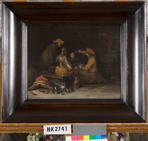 Les joueurs de cartes - Gerard ter Borch image 1 reproduction d’œuvre d’art à l’huile